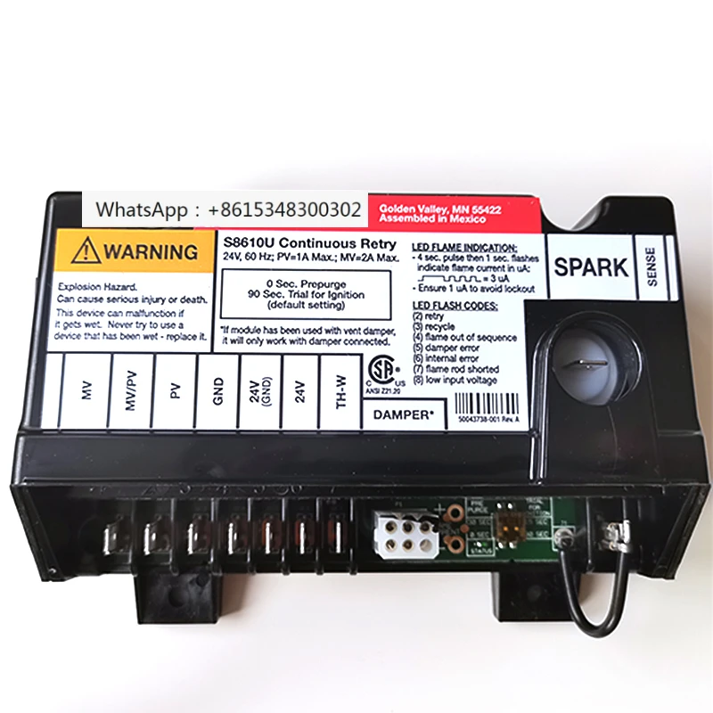 Resident Original Imported Boiler Controller S8610U3009/S8610M3009 from the United States