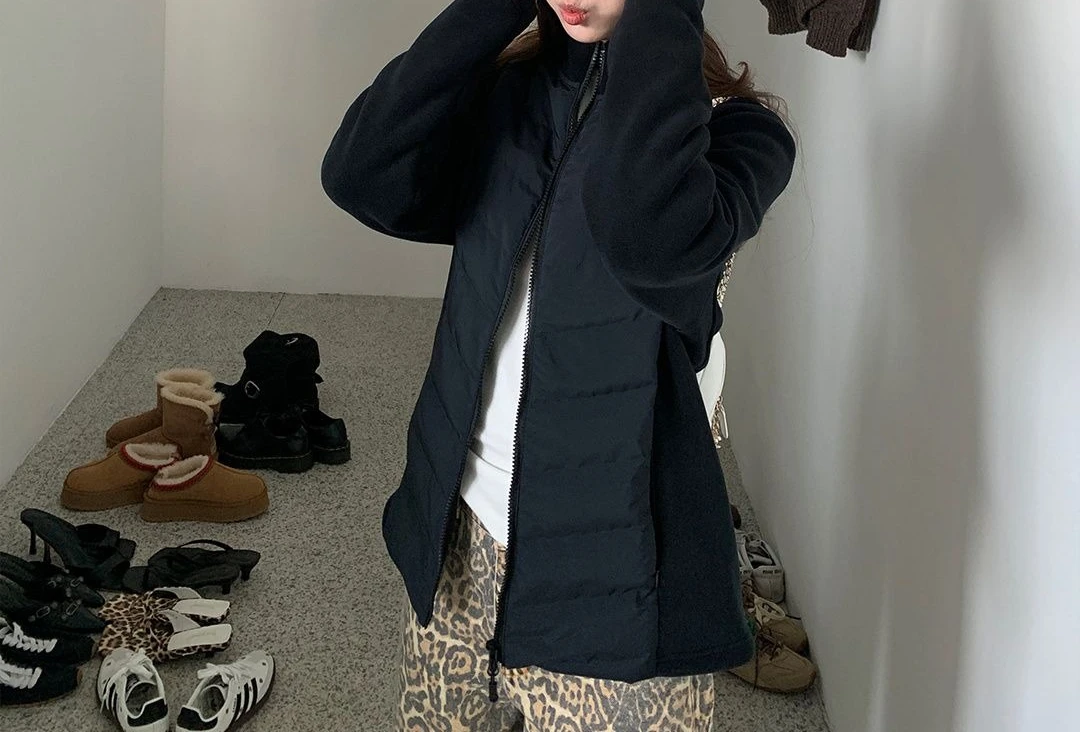 سترة خفيفة الوزن للنساء في الخريف والشتاء، طراز جديد مع بطانة داخلية، ياقة واقفة، ملابس خارجية سميكة ودافئة #5