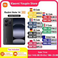 Global Version Xiaomi Redmi Note 14 5G  NFC Smartphone MTK Dimensity 7025-Ultra 108MP Camera 5110mAh Battery 45W Turbo Charging