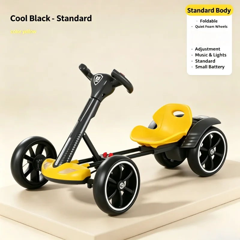 Foldable Kids Electric Go Kart - Kids Outdoor Electric Car recension och pris