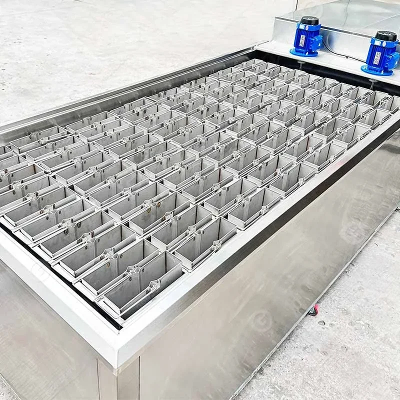 Low Power Consumption Price Industrial Big Make Block Maker Cream Brick Capacity Ice Cube Machine 1t Of