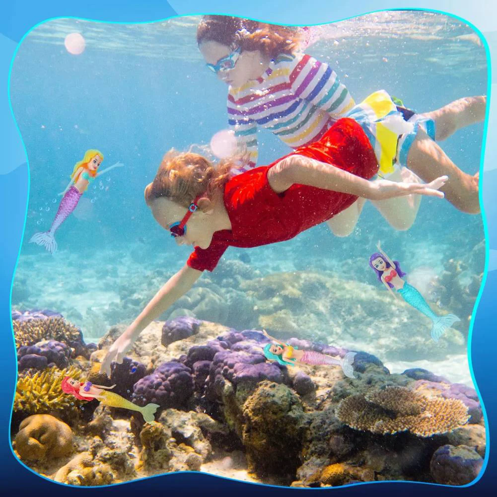 

Mermaid Dive Toys Mermaid Pool Toys Diving Toys Swimming Pool Accessories & Toys for Kids