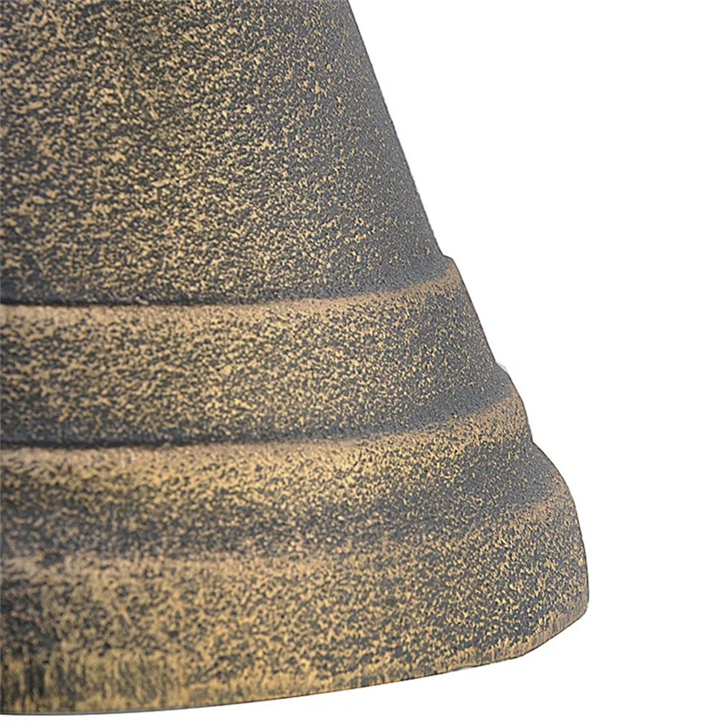 ABGR-железный дверной звонок для наружного или внутреннего винтажного садового молотка в деревенском стиле, приветственный входной настенный звонок