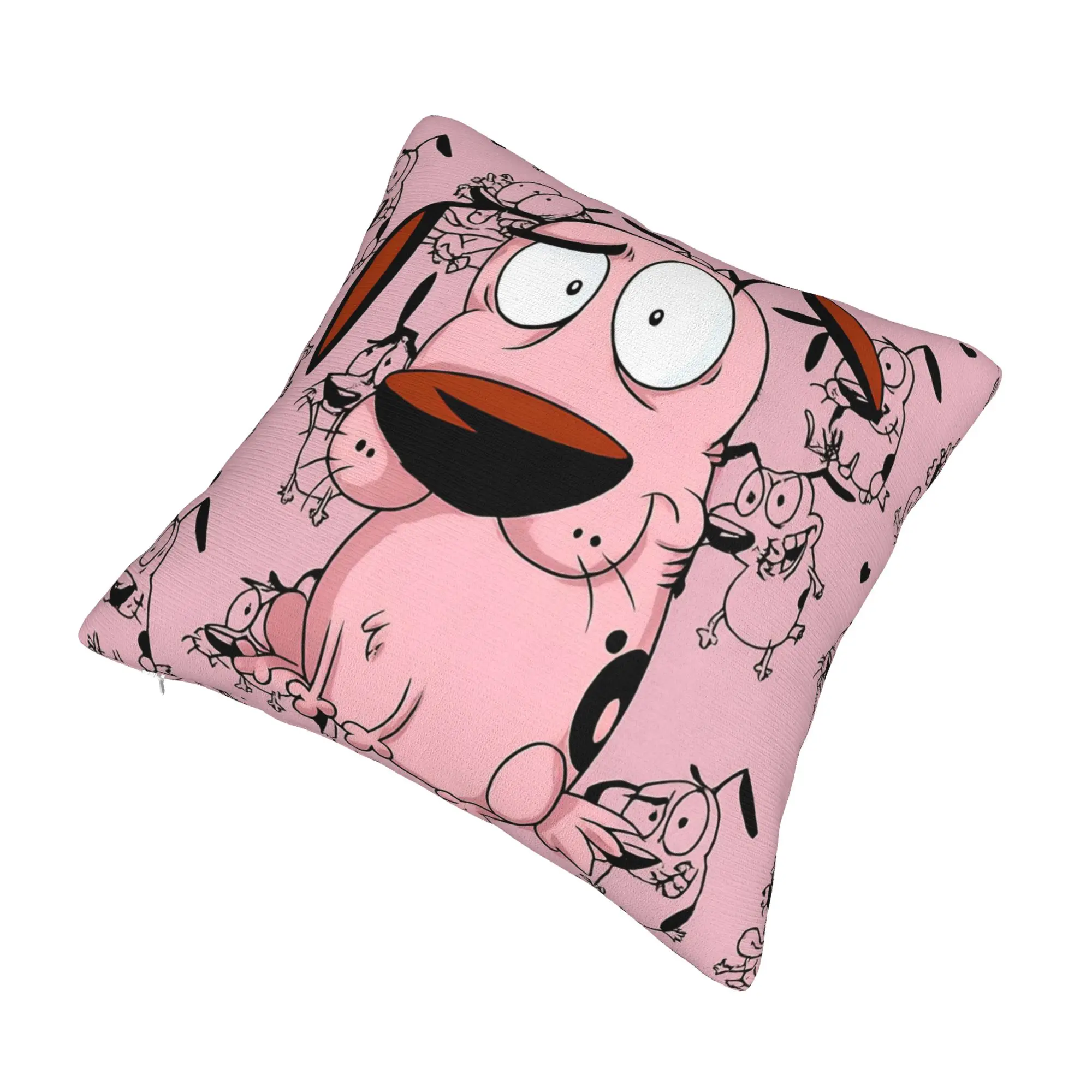Decorative Pillow Cover Courage the Cowardly Dog-D Merch Home  Pillow Case Cover Zippered Multiple Sizes