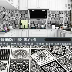 Self-adhesive Wallpaper Kitchen Waterproof, Oil-proof and High Temperature Resistant Ethnic Style Creative Cabinet Stickers