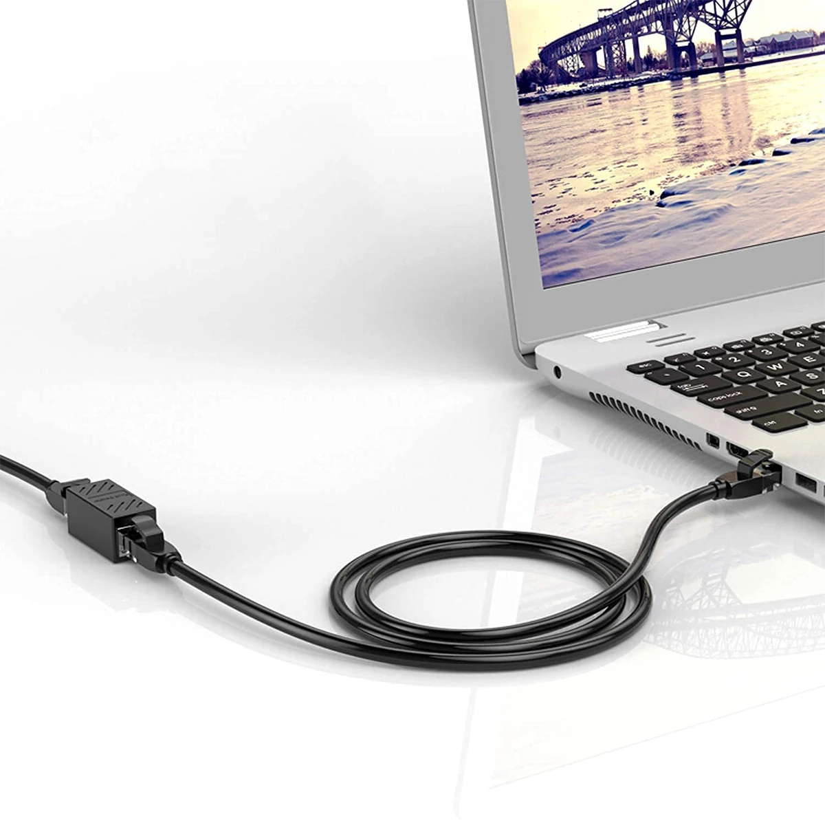 1-50 szt. Złącze RJ45 Cat6 Cat5e 1000Mbps Przedłużacz Ethernet Adapter LAN Żeński-Żeński Łącznik Kablowy — zdjęcie produktu 5