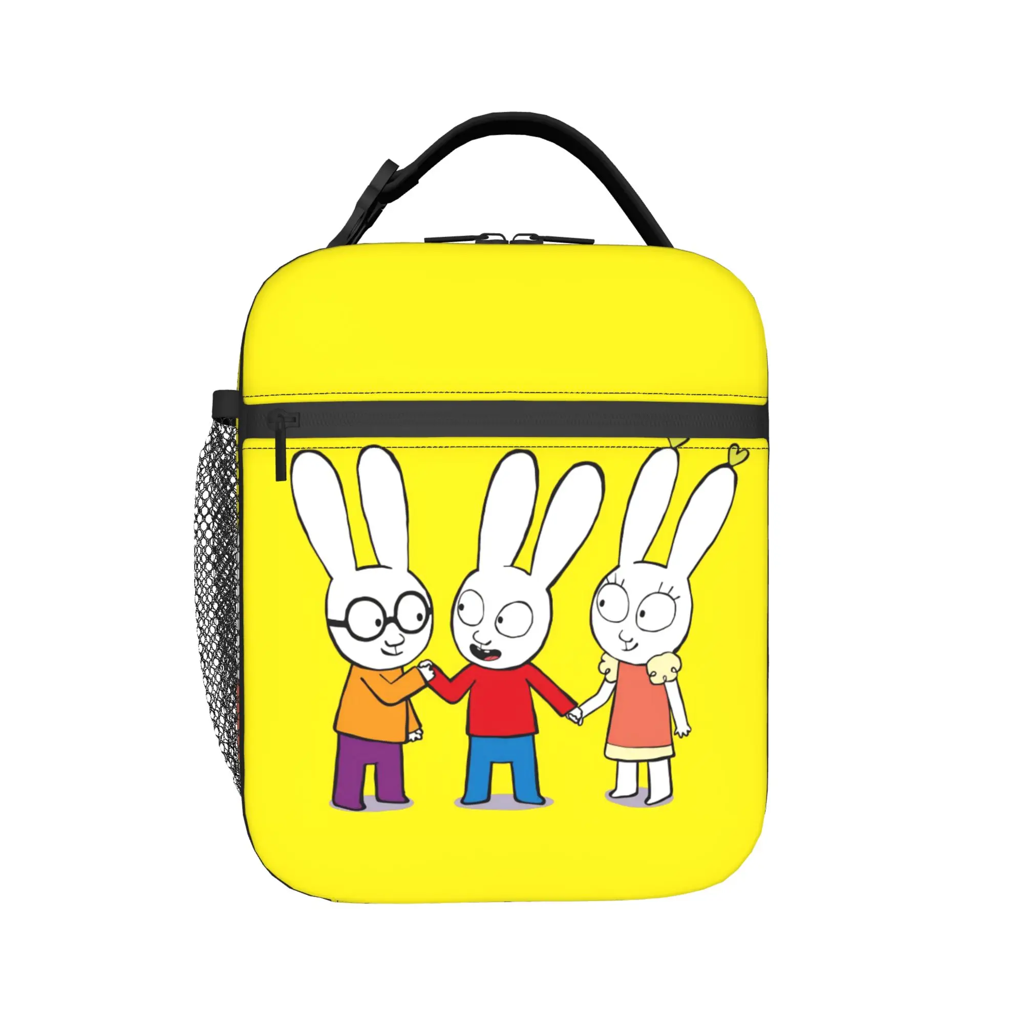 Simons Super Rabbit and Friends Insulated Lunch Bags High Capacity  Reusable Cooler Bag Lunch Box Tote Food Storage Bags