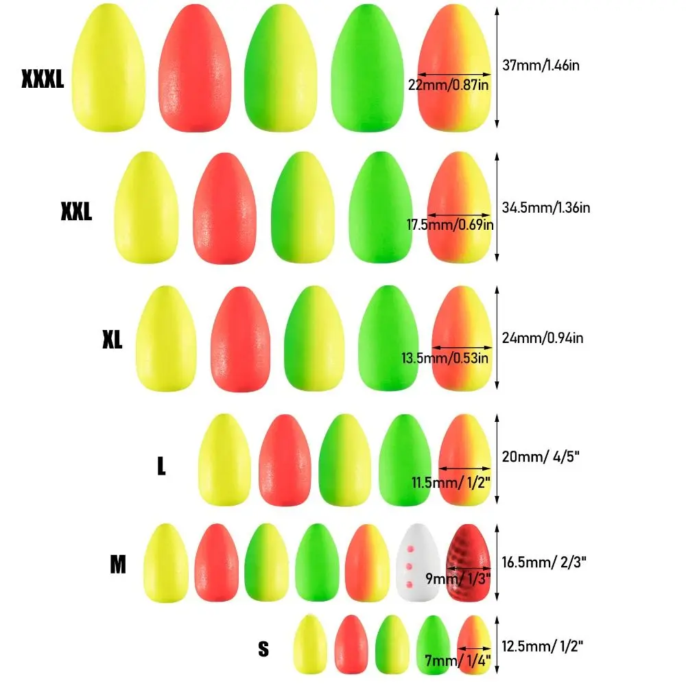 30pcs Foam Fishing Float Fishing Foam Float High Sensitivity Conical Shape Fishing Foam Bobber Foam Eye-catching