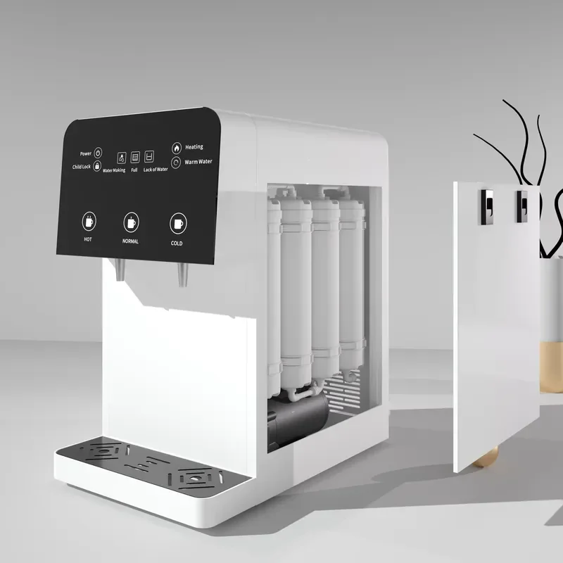 100Gpd Reverse Osmosis Counter Top Dispenser Water Filter Under Sink Water Purifier Hot and Cold Water Dispenser With Filter