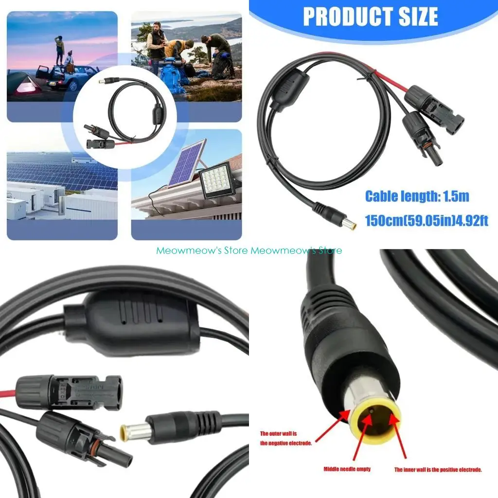 

Переходник 4 панели солнечных батарей высокой эффективности В91А к зарядному кабелю ДК7909 для на открытом воздухе