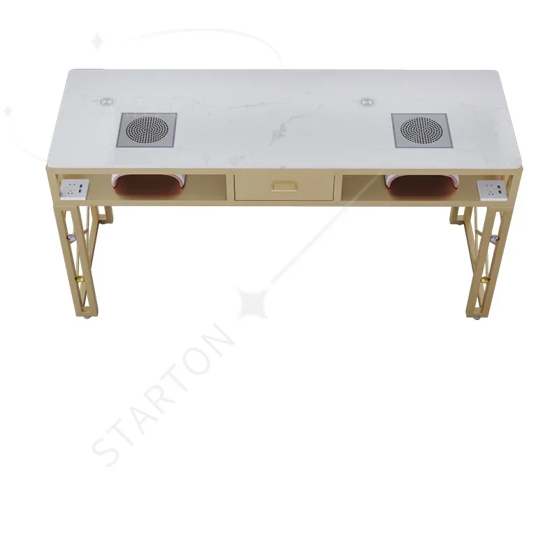 Tech Desk Nail Table Makeup Organizer Tavolo Unghie Professionale Salon Furniture