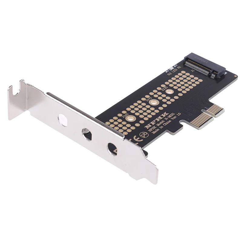 1pc NVMe PCIe M.2 NGFF SSD To PCIe X1 Adapter Card PCIe X1 To M.2 Card With Bracket PCI-E M.2 Adapter for 2230 2240