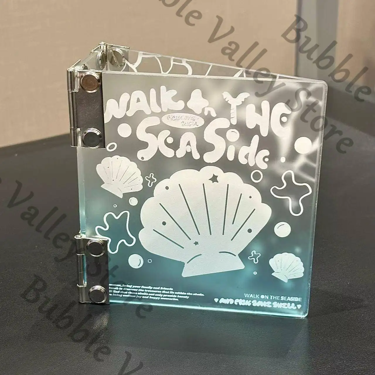 Anime Love and Deepspace Rafayel Conch Cosplay Acrylic One Grid Card Book Cartoon Real-time Imaging Cards Storage Album Gift