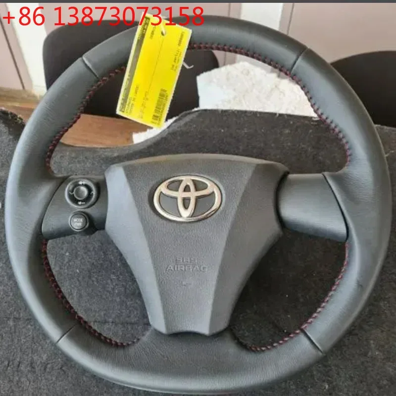 customized Steering Wheel Cover for Toyota iq 2009 2010 2011 2012 2013 DIY Full Coverage Style Leather iq car accessory