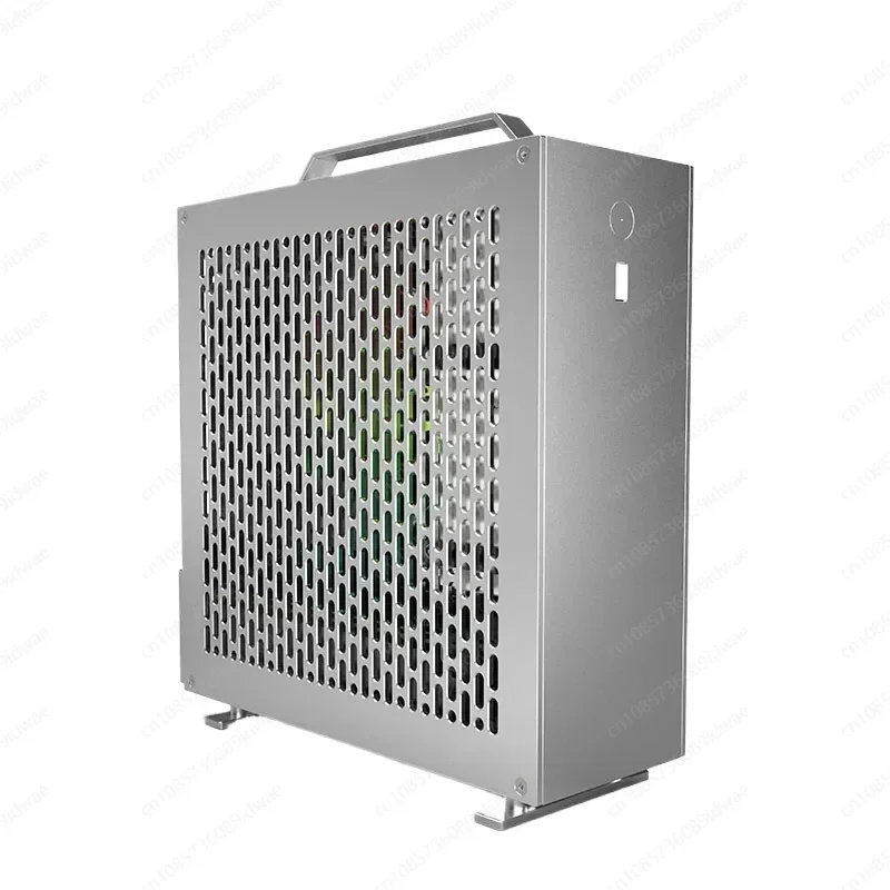 A24-V5 2.0 Dual Slot Single Display 1U Power Supply ITX Chassis Double-Sided Chamfering