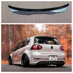 For VW Golf 5 MK5 R32 GTI R Hatchback Spoiler High Quality ABS Plastic Car Tail Wing Decoration Rear Roof Lip Spoiler Universal