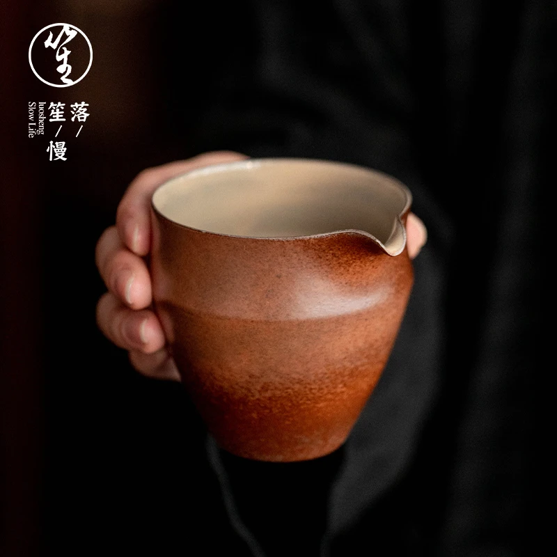 

Luoeng Jingdezhen Cerc Gongfu Tea Set Ancient Imitation Coarse Cercs No Scalding High-End Tea Ocean Tea Tools