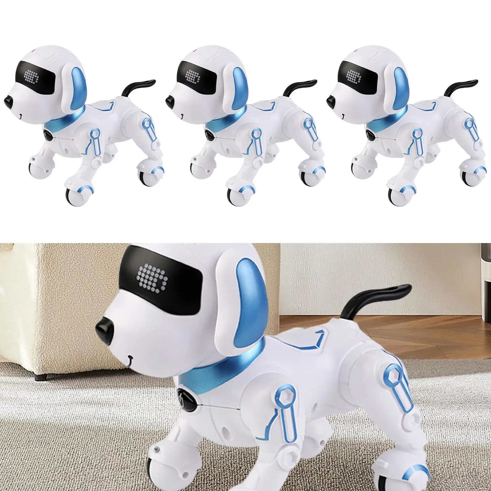 Smart Robot Dog Funny Rechargeable for Birthday Gift Boys and Girls