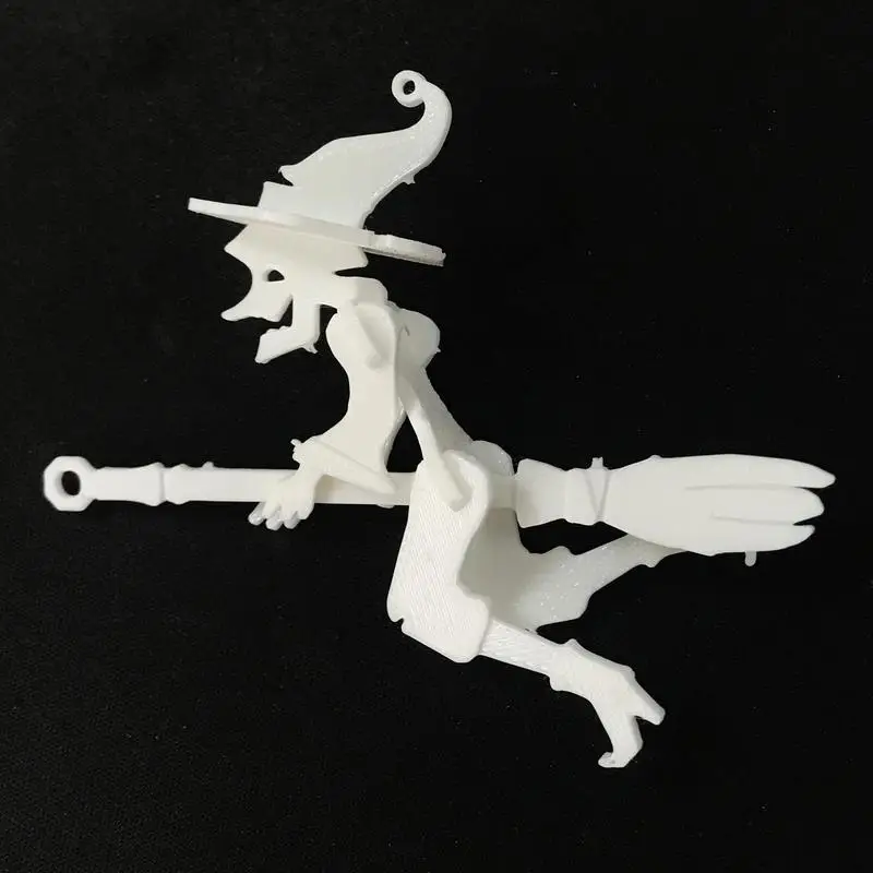 Small Particle Assembly Educational Toy 3D Printing Halloween Witch Assembly Model Horror Festival Character Toy For Bedroom