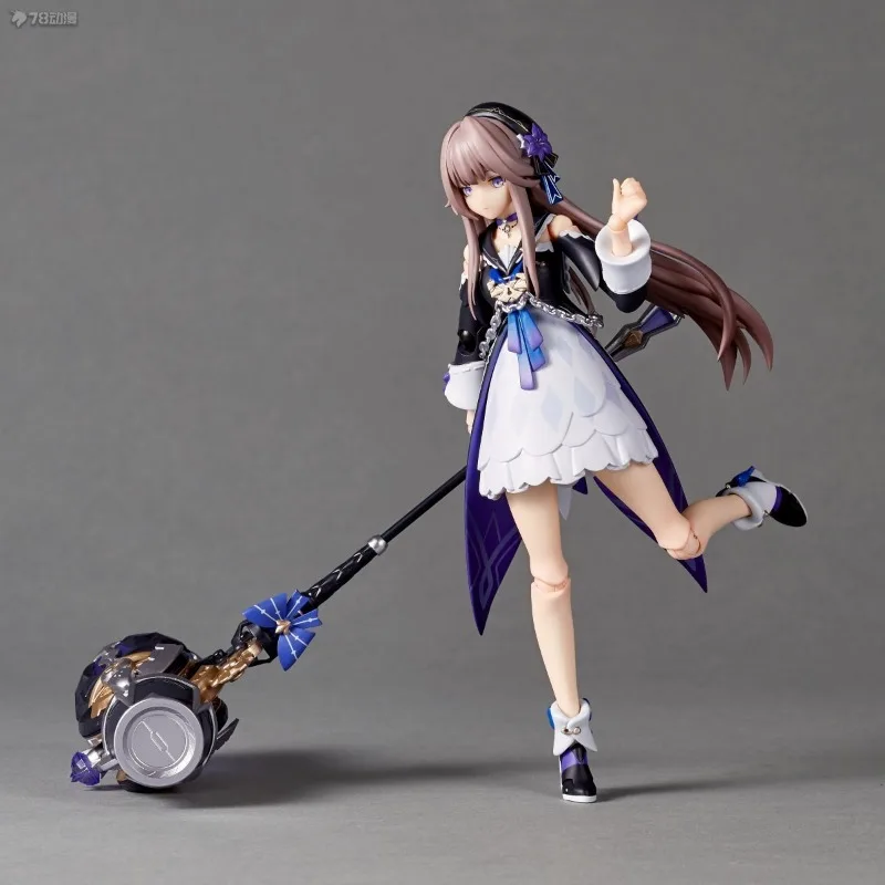 โHonkai Star Rail/miHoYoโ Herta Movable Action Figure Cute Kawaii Origina KAIYODO Anime Statue Model Doll Collectible Toy Gifts