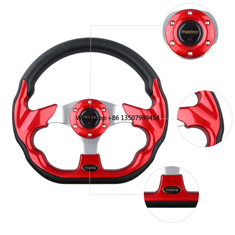 

Personalized 13-Inch 320mm Racing Cleaning Car Steering Wheel PU Material Modified for Kart & Game Car Racing Wheel