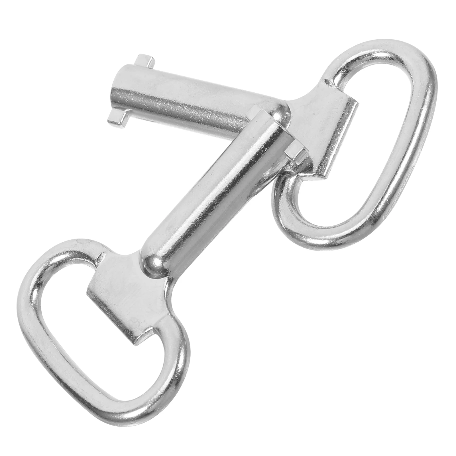 2pcs Universal Valve Key Zinc Alloy Electrical Cabinet Gas Meter Flat Key Multifunctional Hardware Metal Electrician Tools