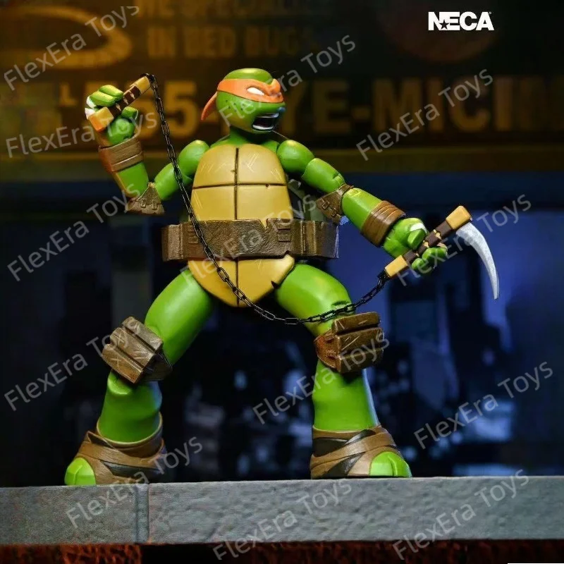 In Stock, Ships Immediately! NECA Teenage Mutant Ninja Turtles Shredder, 2012 Animated Version, 7‑inch Action Figure Toy Gift view 3