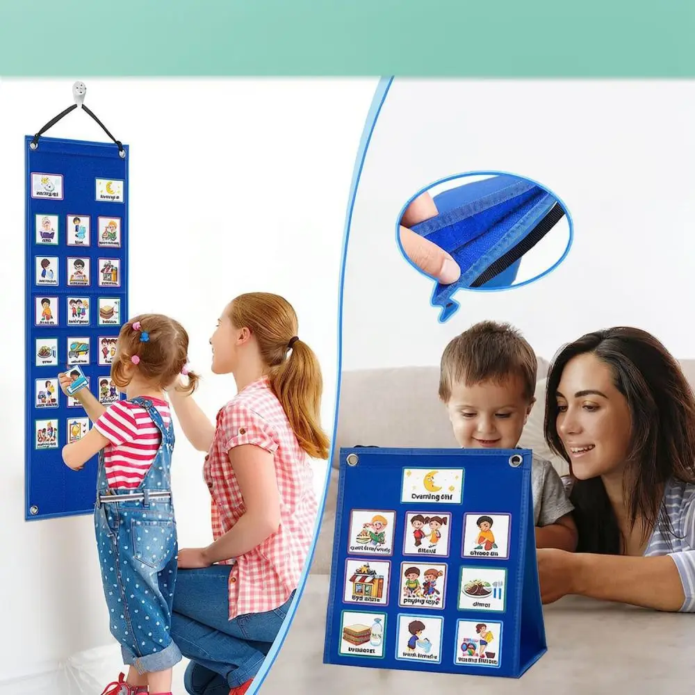 Visual Schedule Board For Kids Routine Planner Daily Task Chart Education Toy Autism Helper Teaching Aid