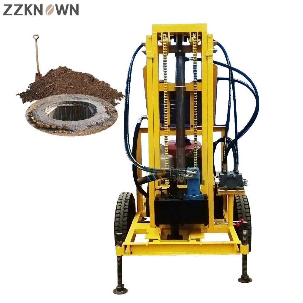 Machines For Well Drilling Air Core Rotary Drill Rig Mining Borehole Drilling Machine Water Well Rig Borehole 22 Horsepower