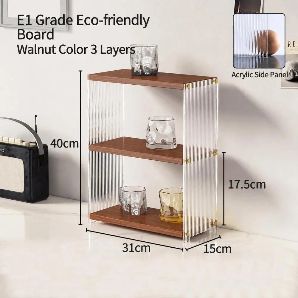New Acrylic Cup Storage Rack Dust-proof Space-saving Acrylic Cup Holder Tabletop Teacup Display Shelf For Home Kitchen