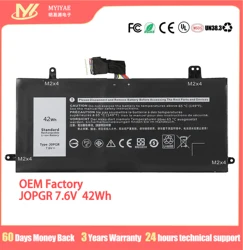 New and Replacement Laptop Batteries For Dell Latitude 12 5285 5290 5285 Laptop Battery For Dell J0PGR JOPGR 7.6V 42Wh