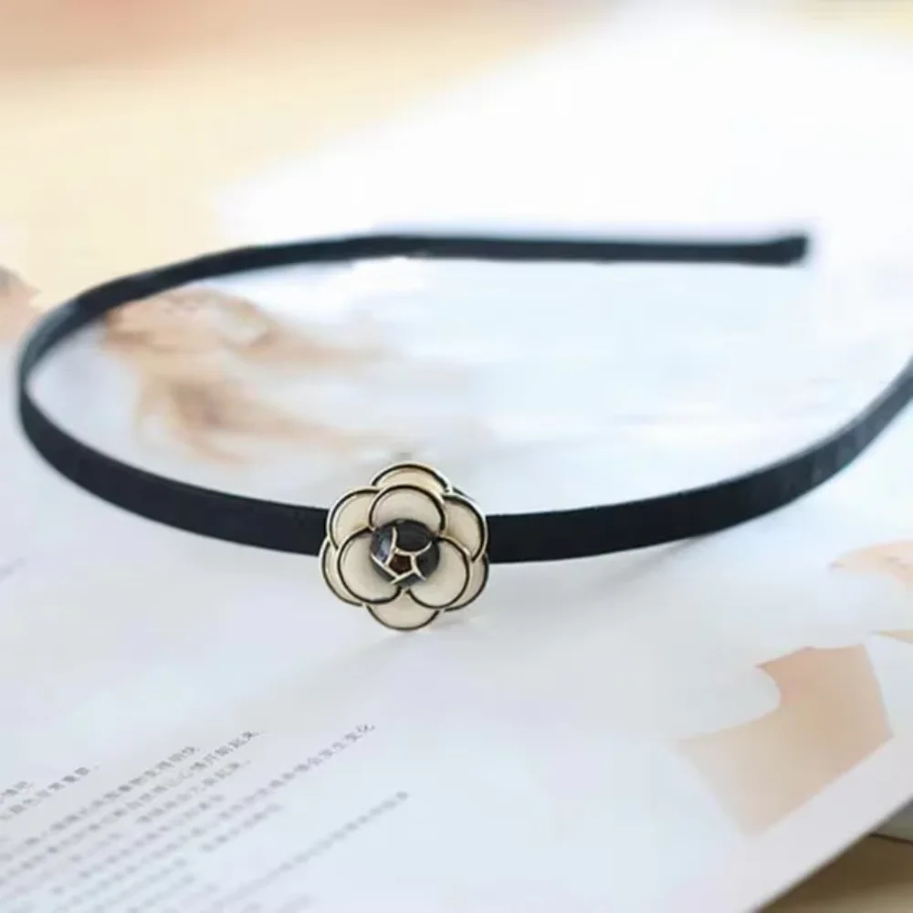 Металлическая красота в стиле ретро в минималистском стиле с цветочным ободом, обручи для волос для женщин, элегантная повязка на голову для девочек, винтажные ленты