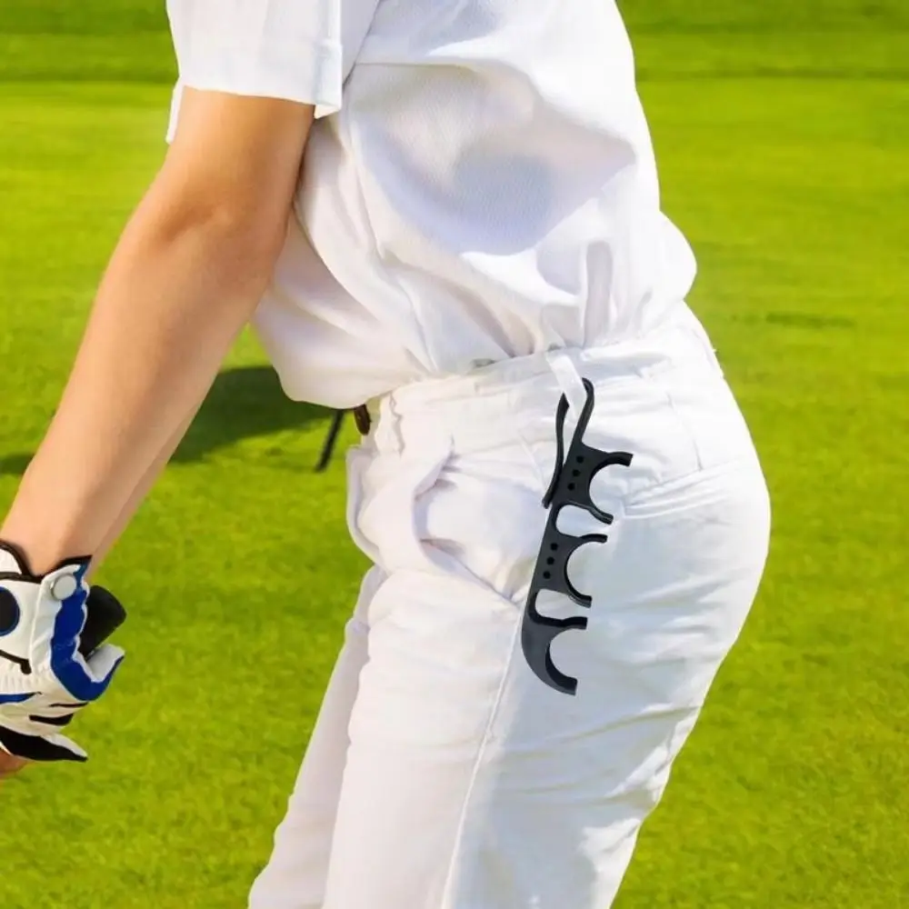 สามลูกกอล์ฟ Ball ผู้ถือเข็มขัด Ball TEE เก็บเอวผู้ถือ Golf TEE ผู้ถือเข็มขัดคลิปพลาสติกแบบพกพา Golf Ball COVER