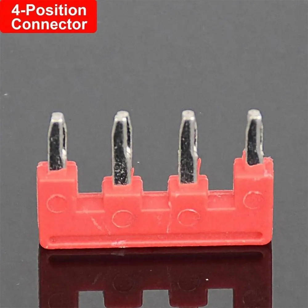 10Pcs CMK420 Din Rail Terminal Block 450V 32A 4mm2 11AWG Lever Type Rail Connector DIN Mount Design Color Coded Terminals