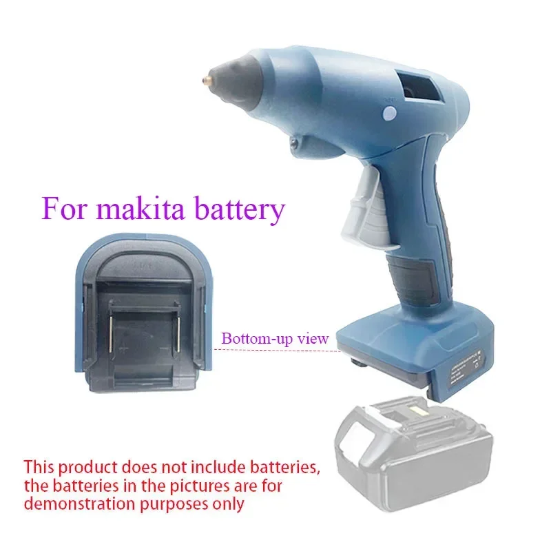 Wireless Lithium Battery Hot Melt Glue Gun 11mm For Makita BL1830 For Milwaukee M18 For Black Decker For Bosch For Dewalt DCB183