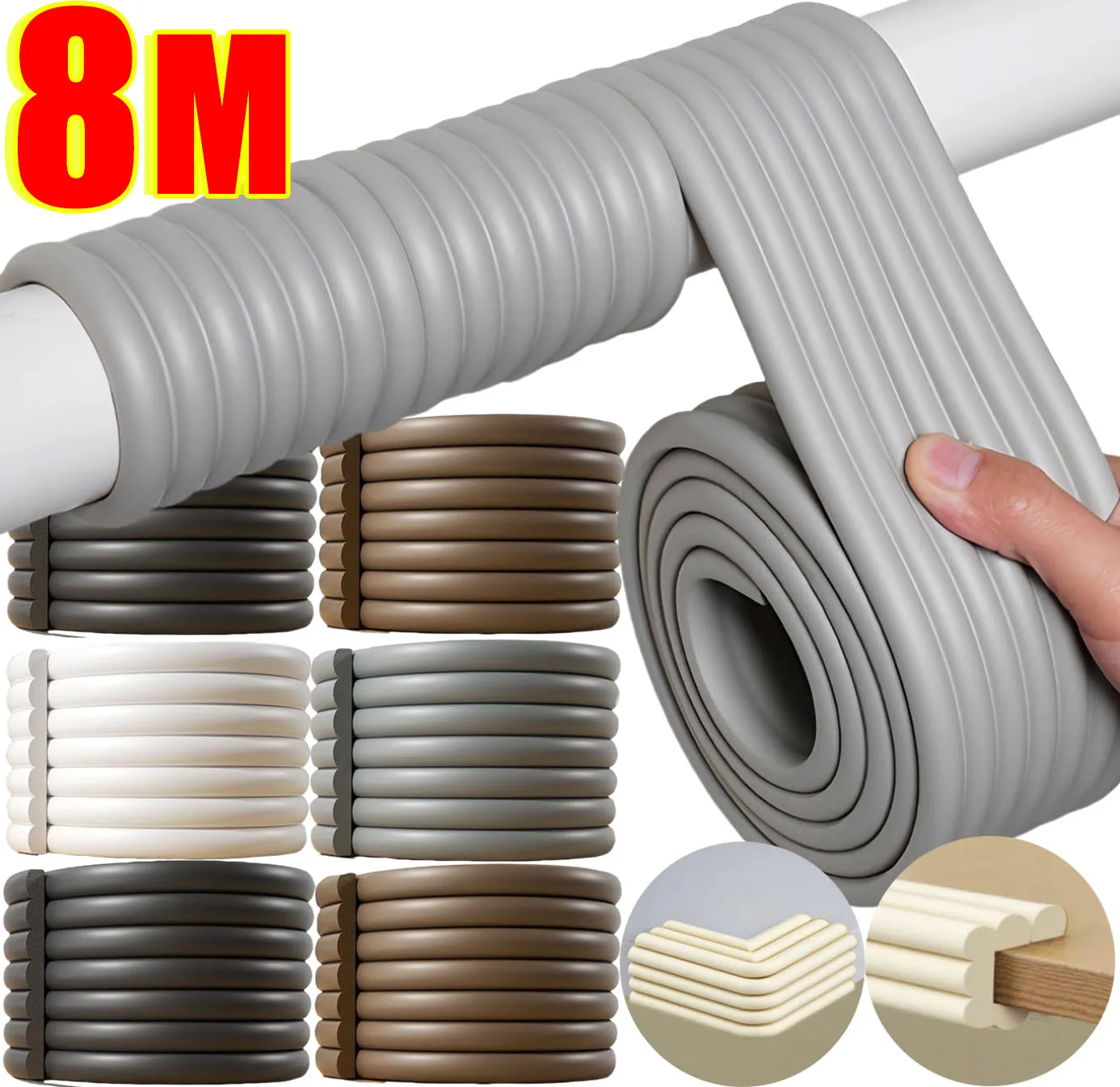 Thick Sponge Anti-freezing Strip for Outdoors Water Pipe Winter Thermal Foam Self-adhesive Anti-collision Pipe Tapes Insulation
