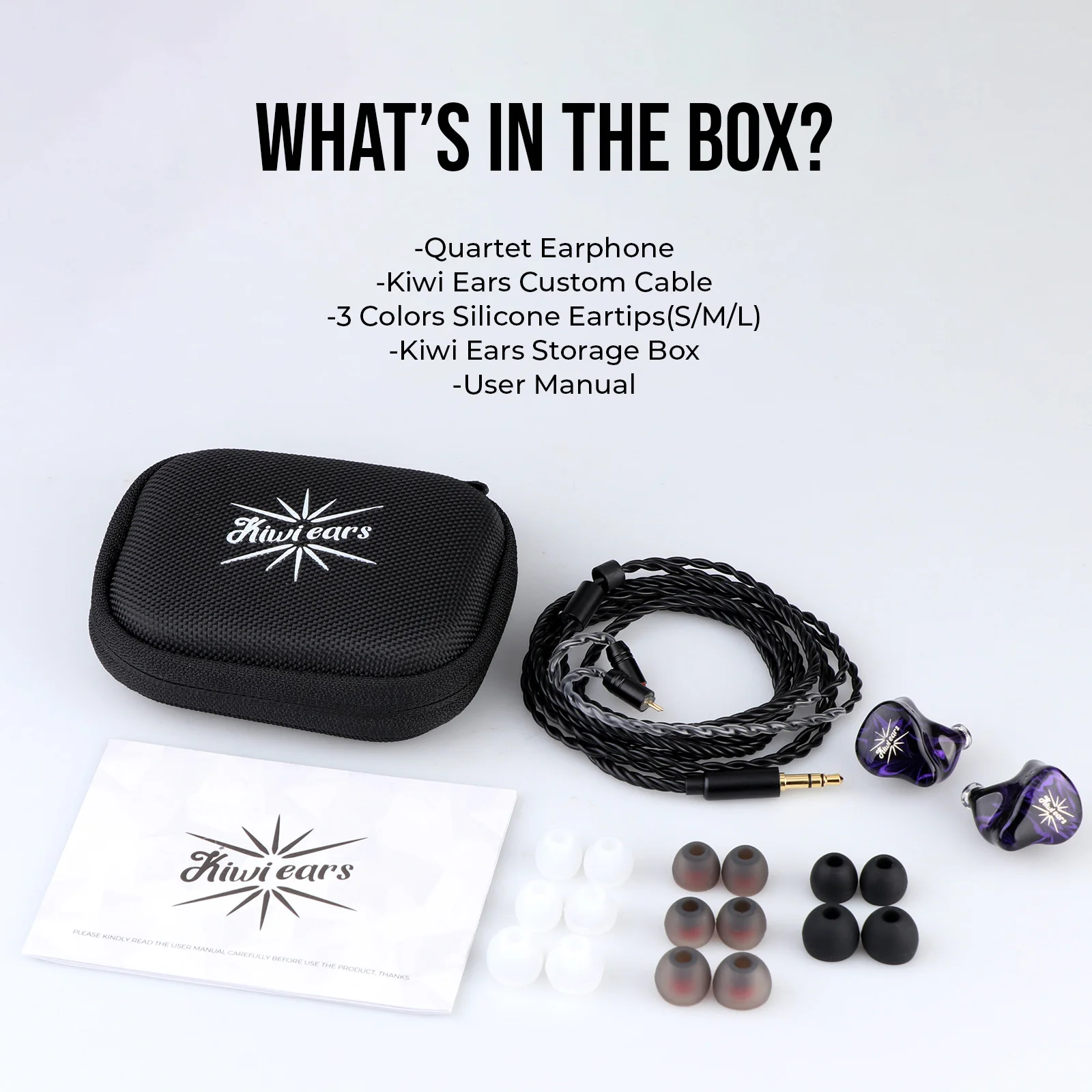 Linsoul كيوي آذان الرباعية 2DD + 2BA الهجين في الأذن رصد 10 مللي متر التيتانيوم ديناميكي سائق IEM سماعة HiFi سماعة