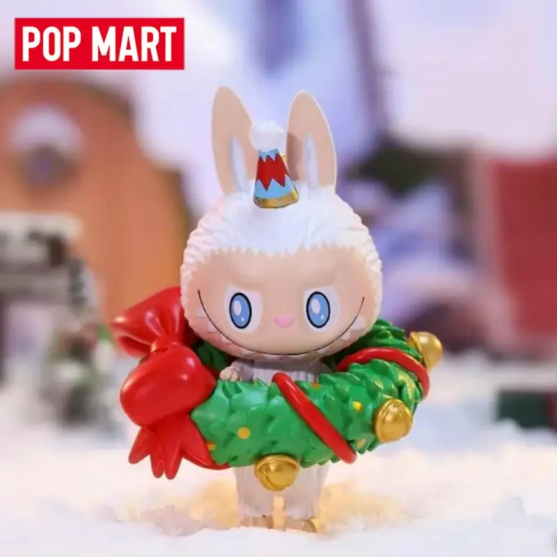 

POP MART Labubu Christmas Series: Оригинальная таинственная коробка-сюрприз (Blind Box) — коллекционные игрушки, куклы, милые настольные украшения, подарок