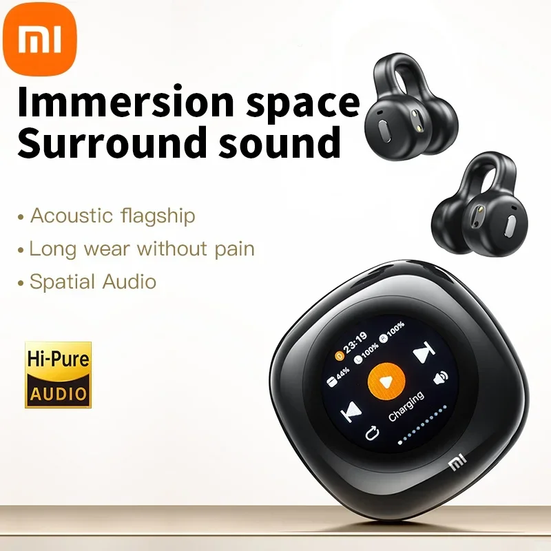 

Xiaomi Mijia New 2024 Earphones Bone Conduction Wireless Bluetooth Smart Touch Screen Earhook Long Battery Life Headset with Mic