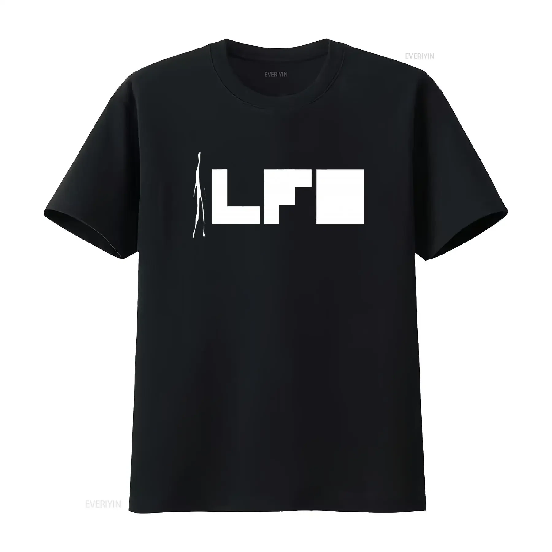 Футболка LFO Frequencies Warp Records Techno Music Rave Planet Rock Rhythm King Design, винтажная, с эффектом потертости, для повседневной носки, мягкая