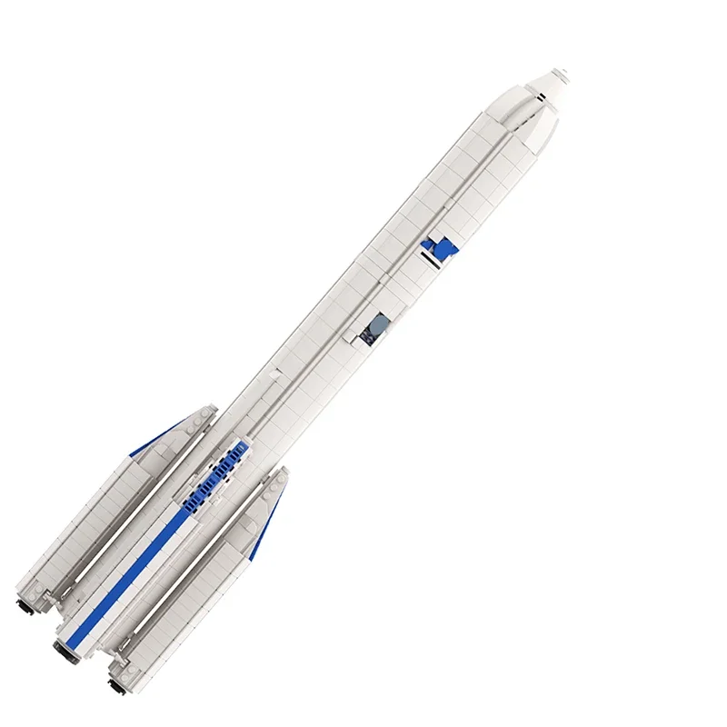 MOC Aerospace Rocket ESA Arianespace Arianeal 6 Rocket Building Blocks For 1:110 Saturn V Scale Space Exploration Bricks Toys view 2