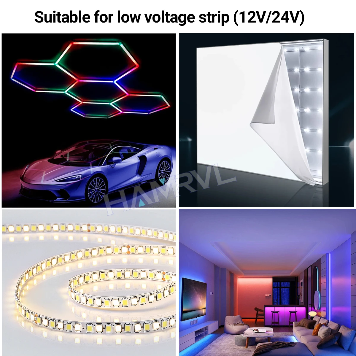 Ultra thin Lighting Transformers for LED strips constant power supply driver 110V220V to DC 12v/24v 45W 60W 100W 150W 200W 300W