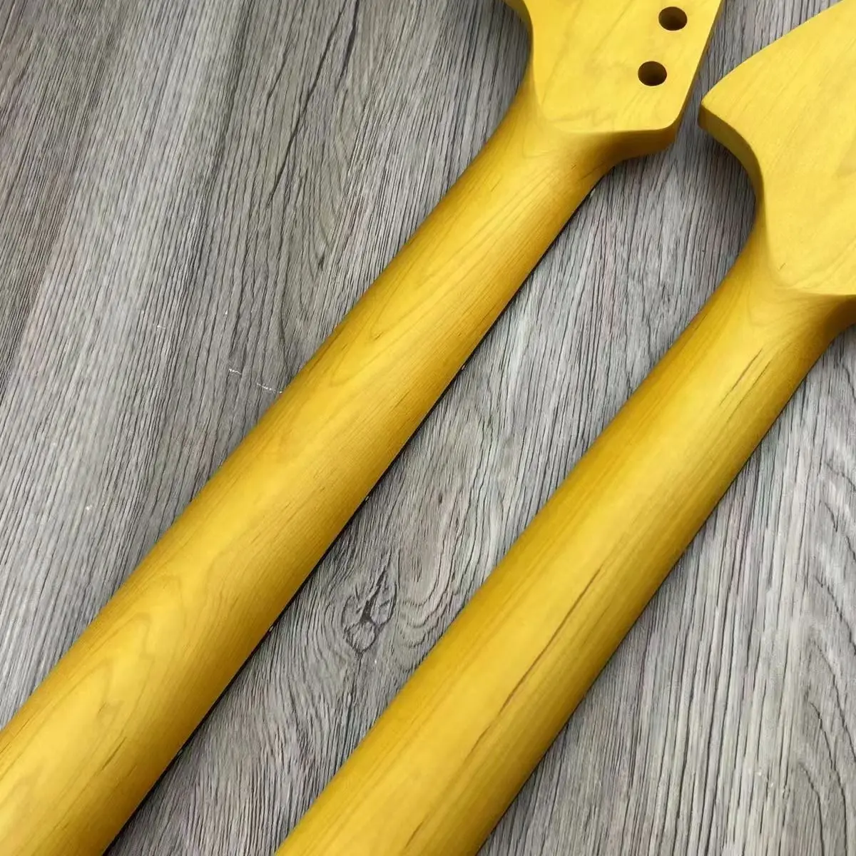 ジャガースタイルギターネック - 21フレットローズウッド指板、9.5インチラジアス、調整可能なトラスロッド、交換用エレキギターネック