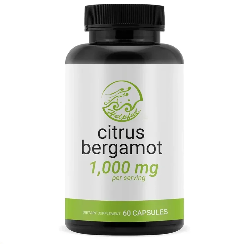 

60 Vegetarian Capsules Citrus Bergamot Supplement High Absorption 1000MG American Made Antioxidant