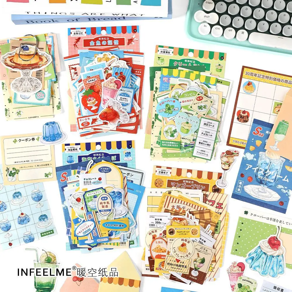 Niedliches Erdbeer-Getränke-Aufkleber-Set - Kawaii Japanischer Stil Tagebuch-Dekoration, Süße Fruchtsaft-Sticker für Journaling & Planer