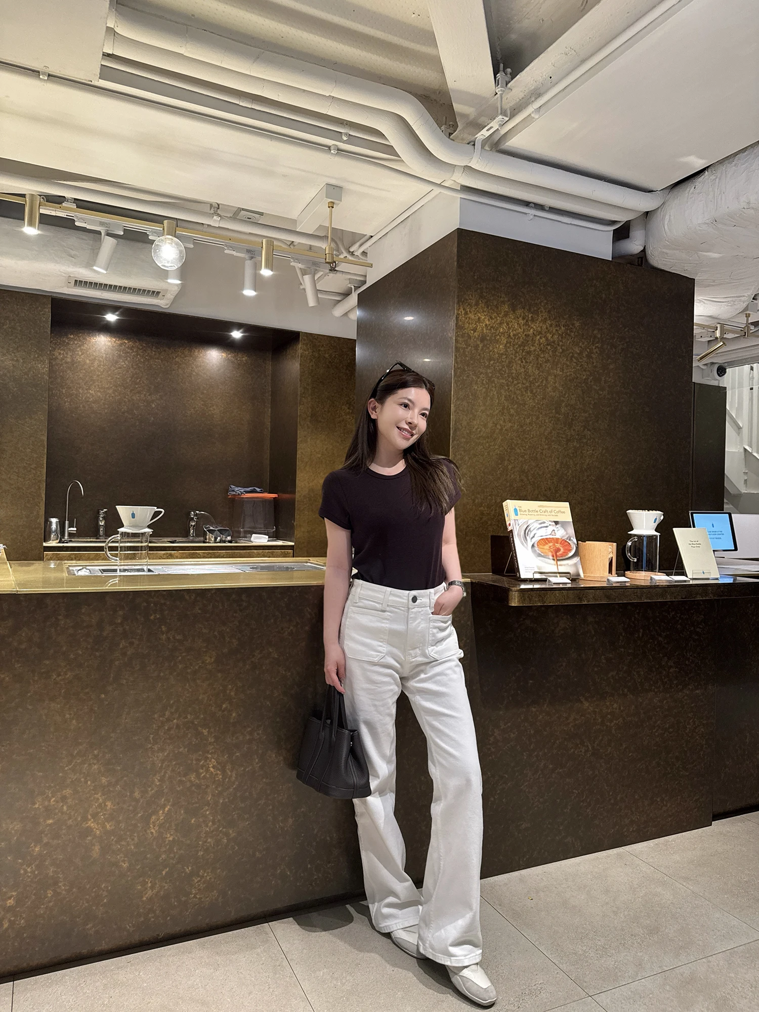 

Джинсы Rouqiu узкого прямого кроя, белые, повседневные, хлопковые, женские, весна 2026, модные, маленький размер