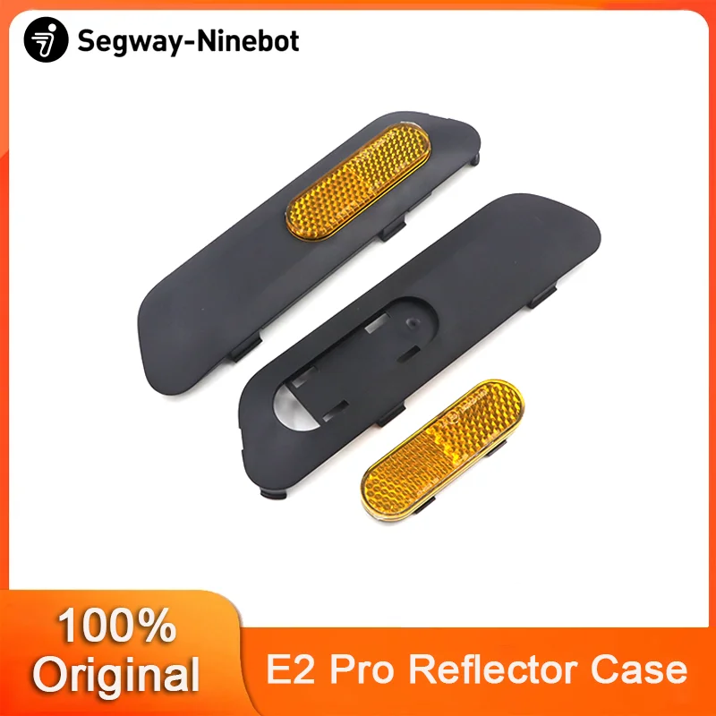 Original Reflector Case for Ninebot by E2 Pro Electric Scooter Front Fork Protective Cover Left&Right Side Reflector shell Parts