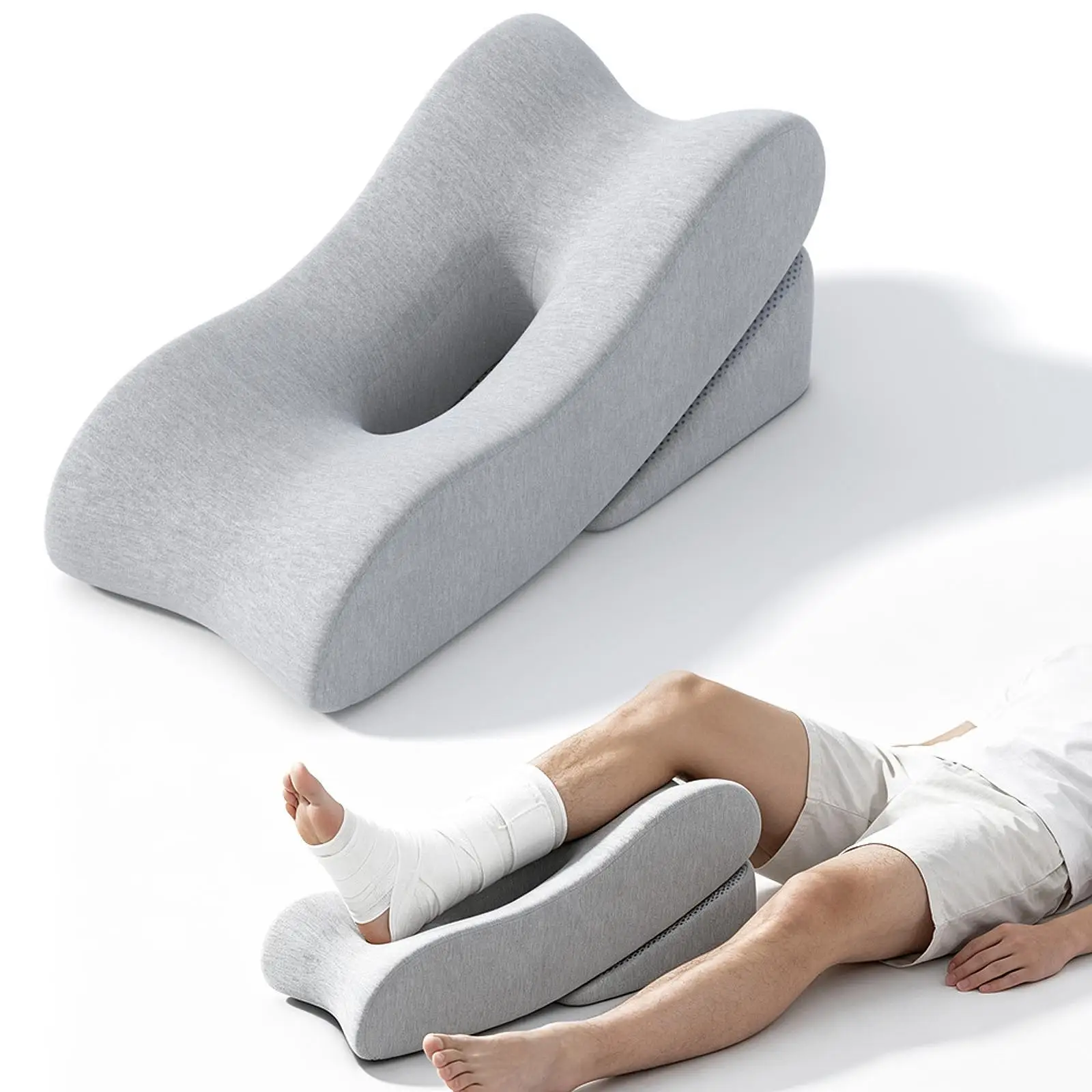 Leg Elevation Pillow Knee Cushion Ankle Elevation Pad Leg Spacer Pillow for Rest
