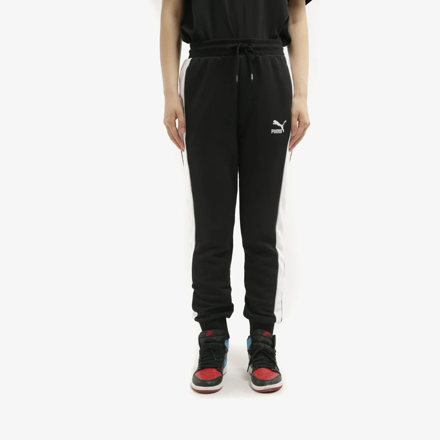 

Puma Authentic Current Season New Women's Patchwork Drawstring Cuffed Casual Pants 599145-01