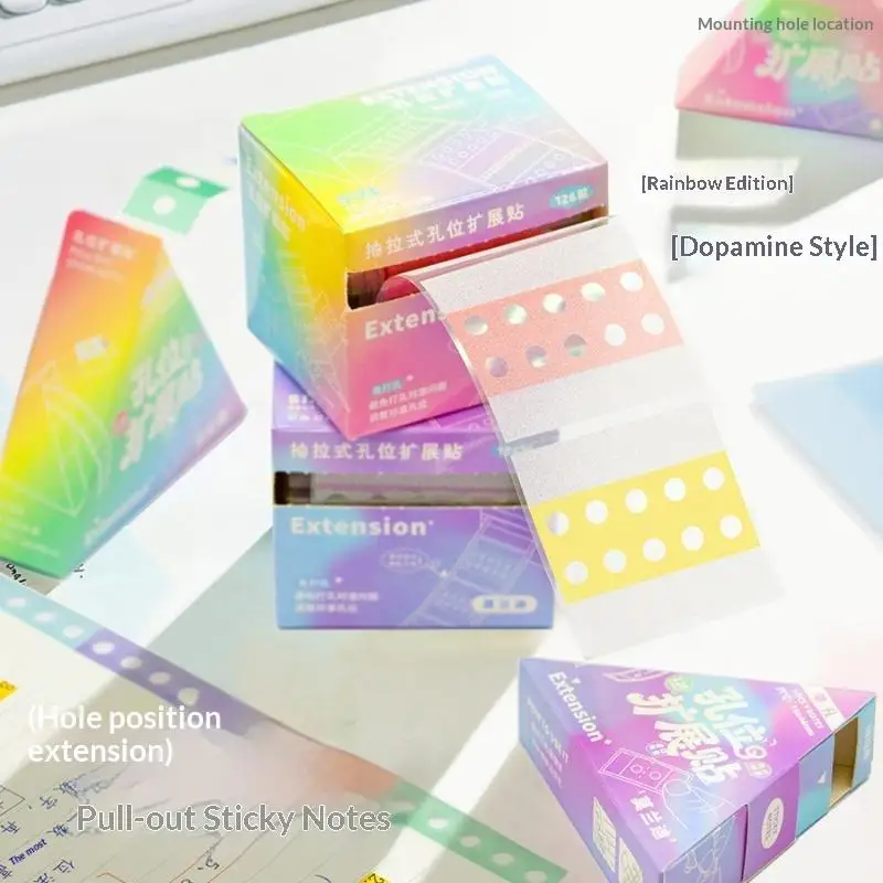 Pearl Loose Leaf Hole Guard Stickers Self-Adhesive Waterproof Perfect for Planner Scrapbooking Binder Notebook School Office Use view 3